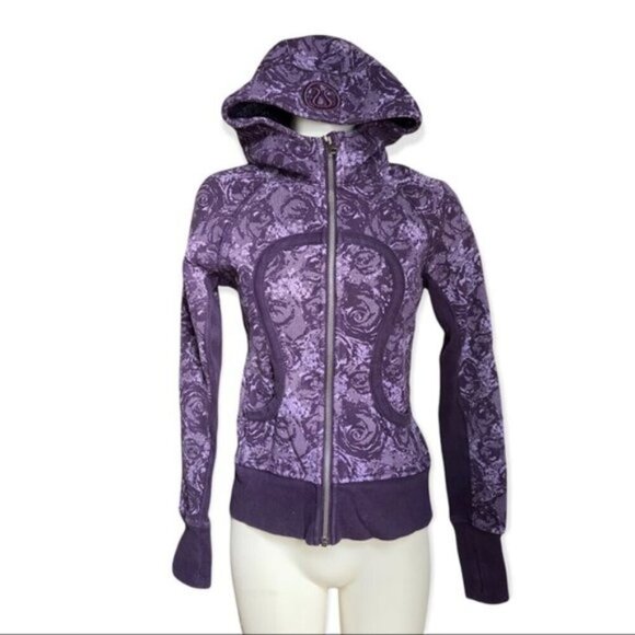 Lululemon size 2 Scuba Hoodie *Stretch purple rose 2 - Picture 7 of 12
